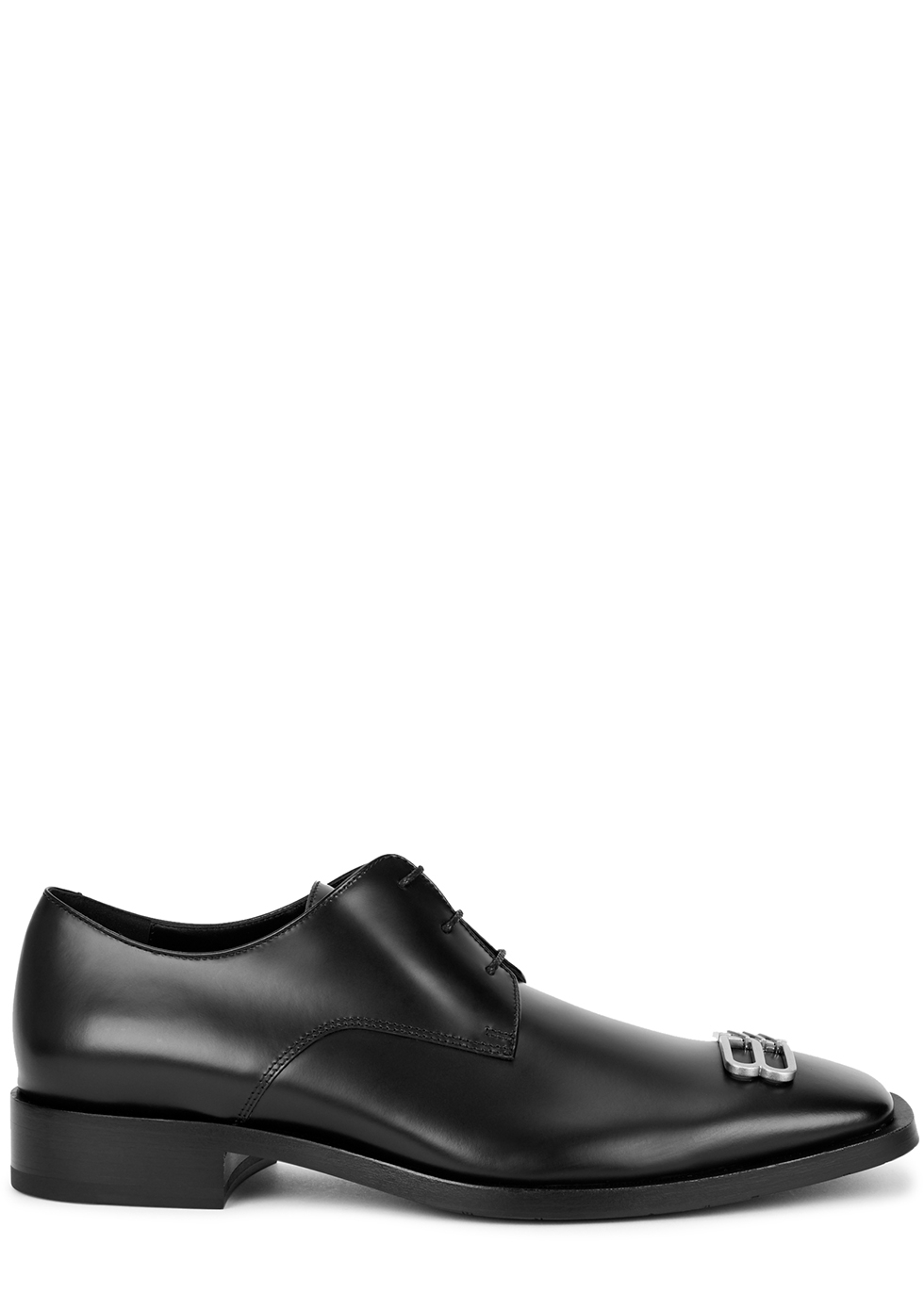 BALENCIAGA LogoDetailed PatentLeather Derby Shoes for Men  MR PORTER